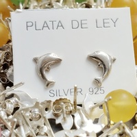 Pendientes "Delfín" de Plata de Ley - T-mas Bijou